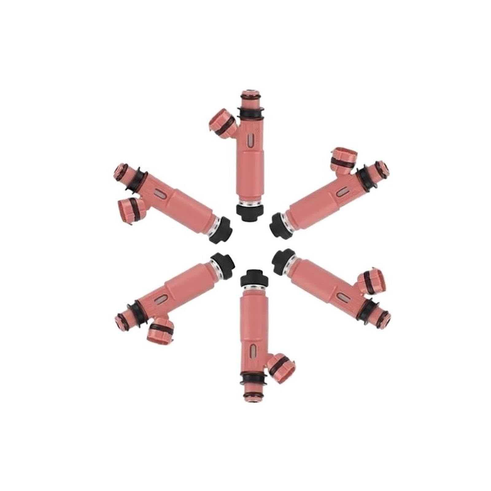 6 Inyectores Combustible 195500-4140 MR507376, Compatible Con Mitsubishi