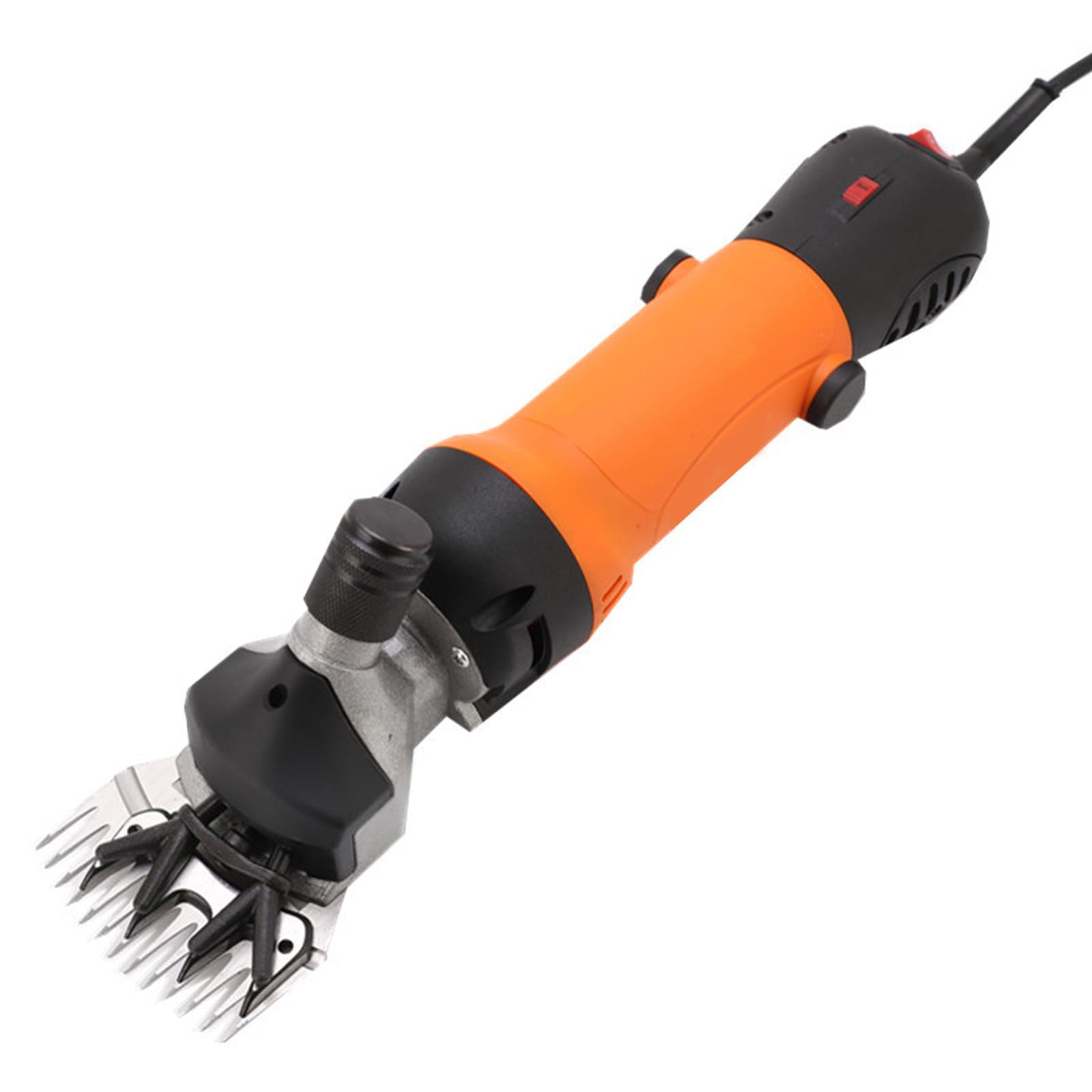 KRYANFEN Professional Electric Sheep Shears and Sheep Shearing Clippers with 690W 2400RPM Motor 6 Adjustable Speeds for Farm Livestock Sheep Goats Llamas Alpacas Orange