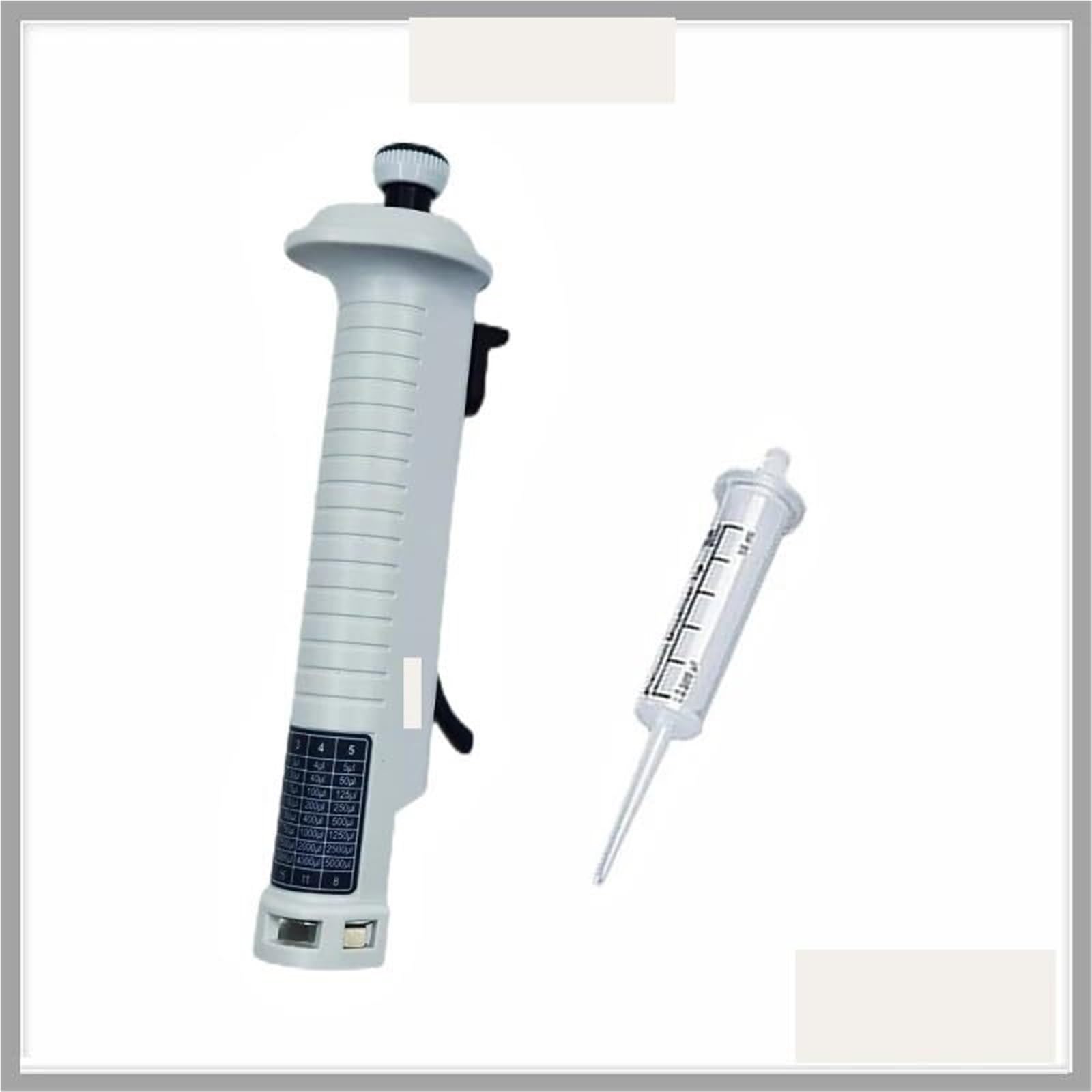 Pipety Pipeta, Laboratoryjny Dozownik Ciągły, Regulowana, Ręczna Z Końcówką 5ml,Laboratorium
