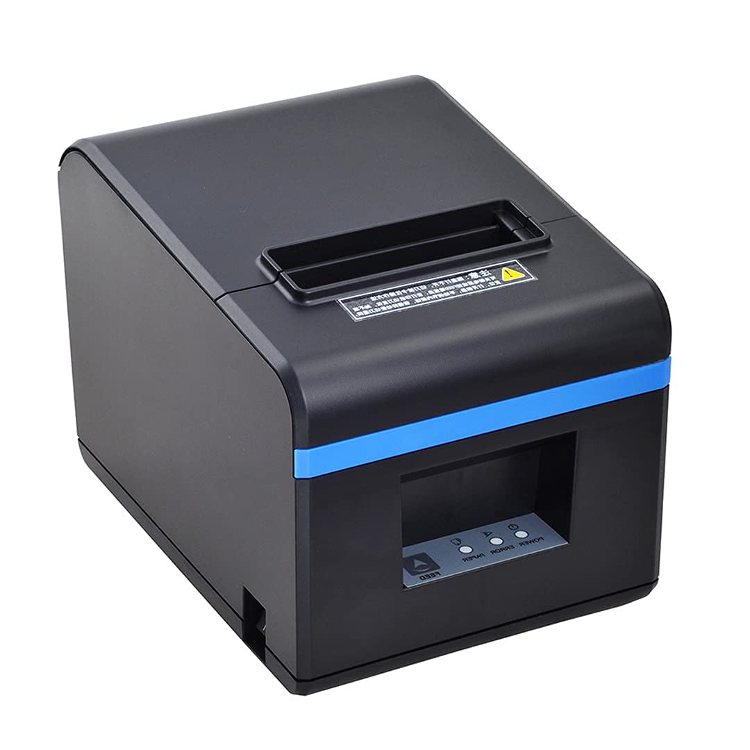 Imprimante Position reçu Thermique Bluetooth et USB 160MM/S 80Mm Port Ethernet USB monté au Mur Automatique caissier Cuisine Restaurant