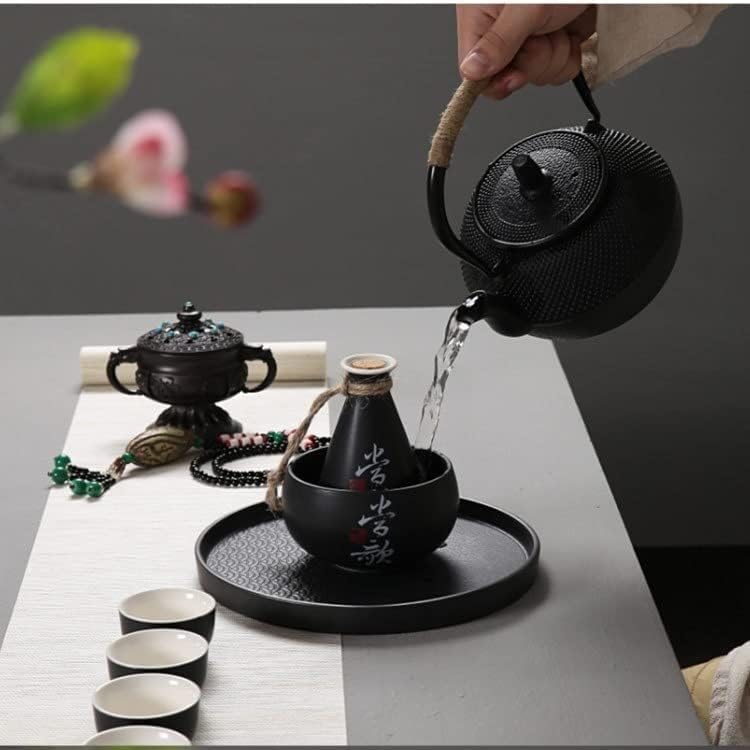 Sake Cup Set,Gift for Beer Cup,Traditional Sake Set, Sake Set,Vintage Ceramic Sake Bottle,1 Sake Bottle, 4 Sake Cups, 1 Sake Tank,Cold/Warm/Hot Sake Carafe, Special Japan