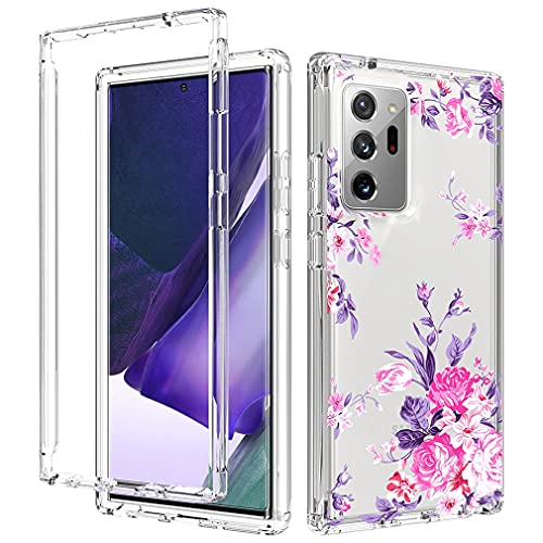 Coque Galaxy Note 20 Ultra 5G florale rose idéale pour le quotidien