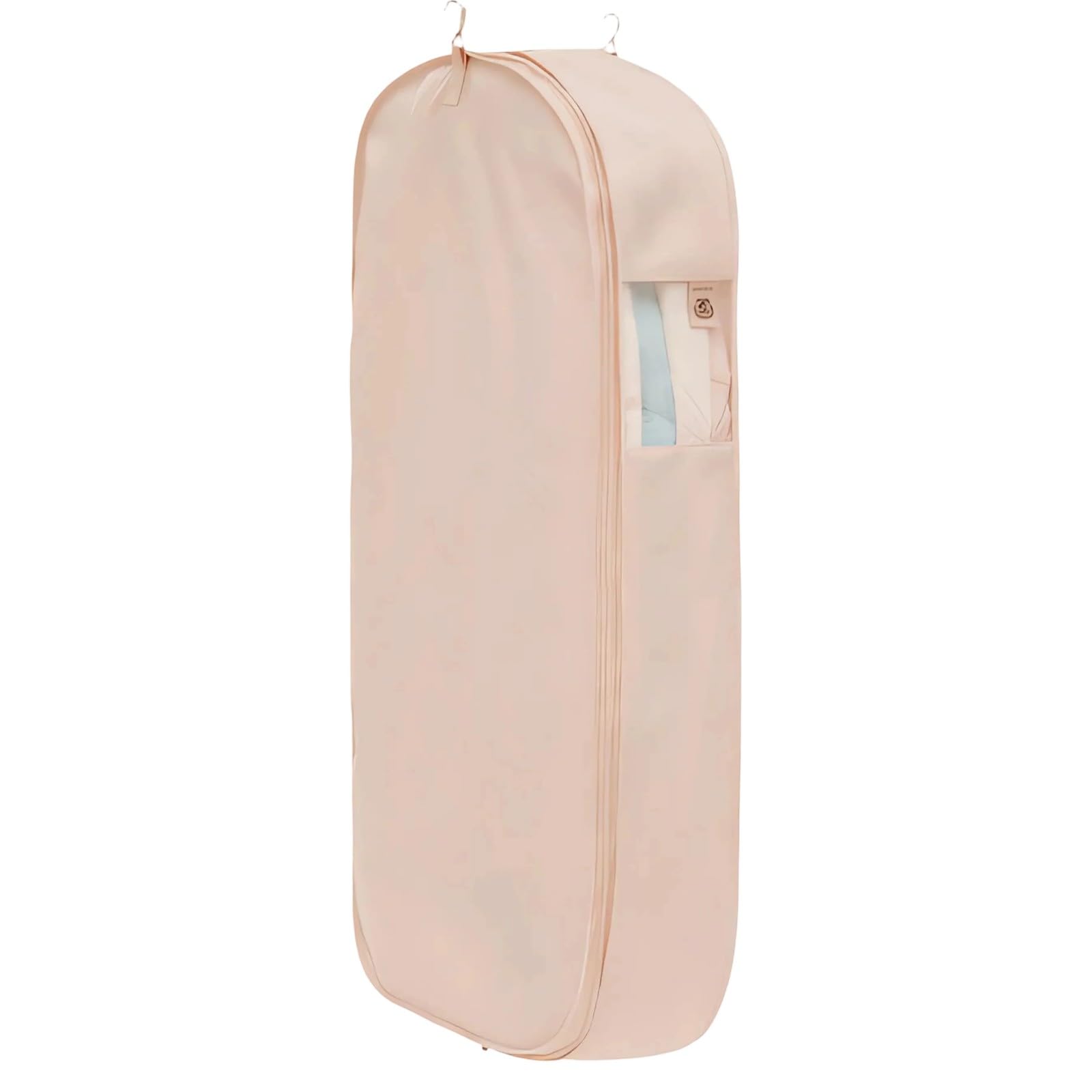 CRFFZ Hanging Garment Bag with Compression for Heavy Jackets Protective Storage Travel Organizers Space Saving Home Hanger