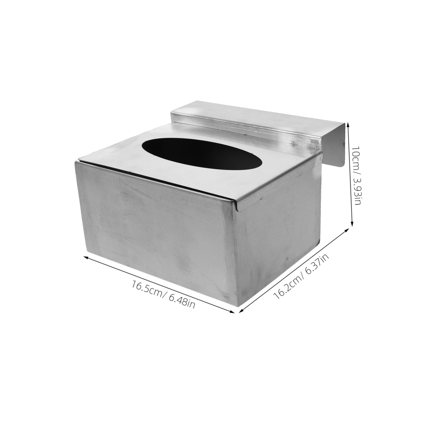 ULTECHNOVO Porta Guanti da Parete in Acciaio Inossidabile Argento Design Montato a Muro, Contenitore per Guanti per Laboratori e Cucina, Organizzatore Conveniente e Resistente