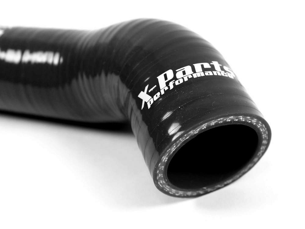 X-Parts Juego de 9 mangueras de silicona para circuito de agua de refrigeración 1.8T 20 V Turbo AJQ APP ARY - Negro