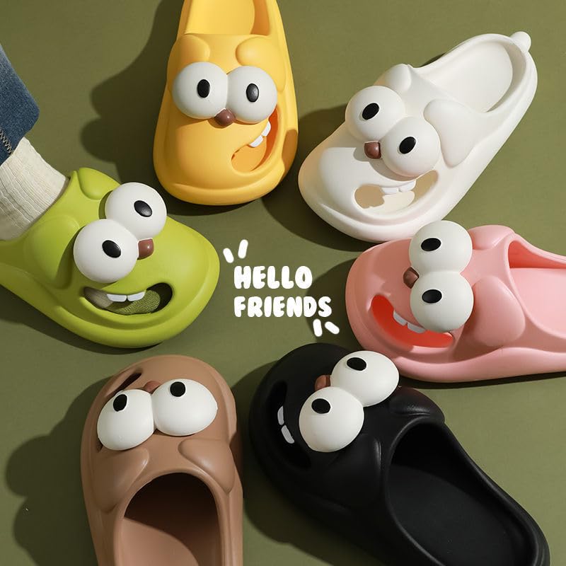 Litex Tongue Kiss Slippers Big Eye Dog Slipper Cute Funny 3d Big Eye Dog Fun Cartoon Package Head Eva Slippers3