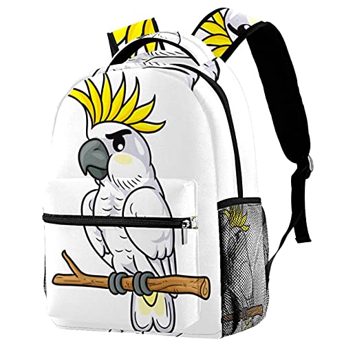 Sac à dos décontracté pour femme grand sac de voyage jaune motif pic
