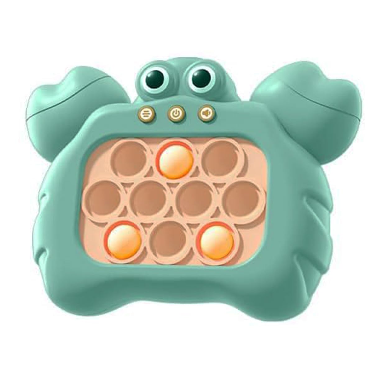 Whisary Rapid Push Puzzle Game Machine Pop Fidget Light (Crab Green)