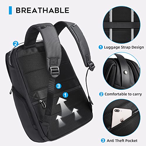 Bange Laptop Backpack For Men,Smart Travel Backpacks, Mens Business Waterproof Bag Pack, Fashion Casual Daypack For Men And Women #TOP4
