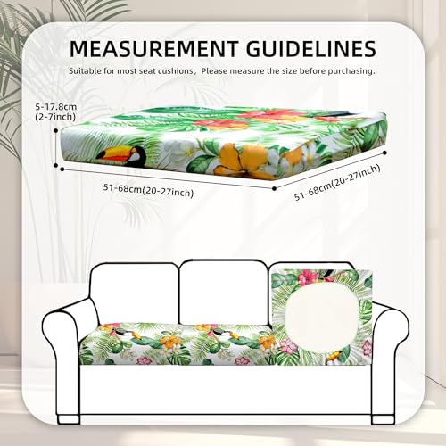 Image of BIETYONE 8Pcs Stretch Patio Cushion Covers,Outdoor Couch Covers Replacement,Outdoor Couch & Sofa Slipcovers,for Patio Furniture Cushion Covers,Washable Reusable urniture Protector(Pelican,8PCS)
