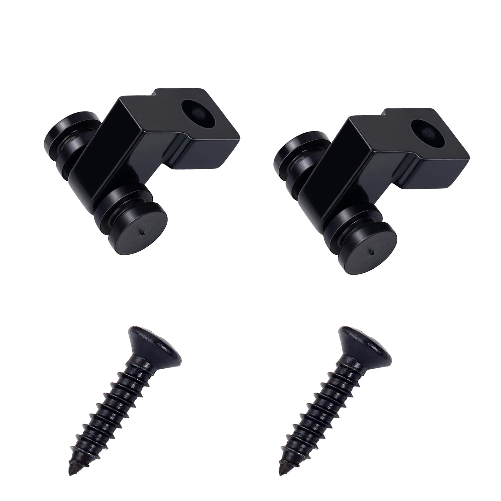 Banworks Guitar Roller String Tree Roller String Guides Retainer for Tele Telecaster Strat Stratocaster ST Electric Guitar Pack of 2 JT/YXK-01 Black - Image 3
