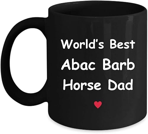 Miniatura 1 de Gift For Abaco Barb Horse Dad - World's Best - Fun Novelty Gift Idea Coffee Tea Cup Funny Presents Birthday Christmas Anniversary Thank You