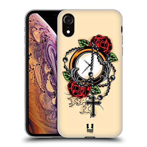 Head Case Designs Rosary Time Old School Tattoos Soft Gel Case Compatible