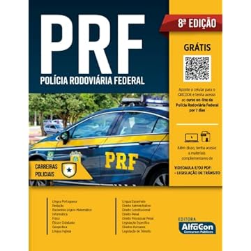Capa do livro Policial Rodoviário Federal - PRF
