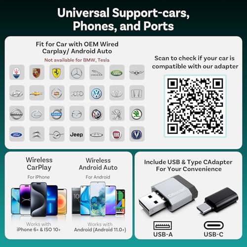 OTTOCAST Mini Nova 2-in-1 Wireless CarPlay & Android Auto Adapter - image 7