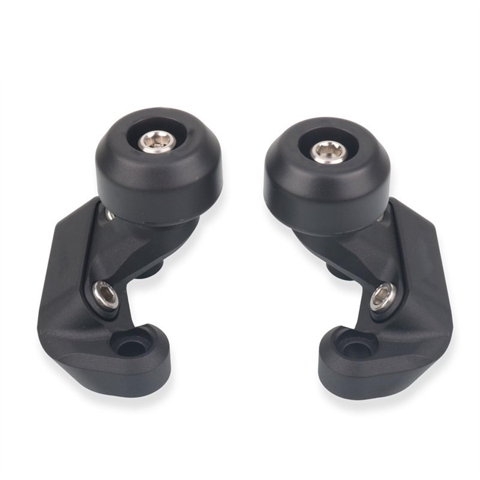 EaUso Tamponi Paratelaio Moto Per KTM 690 Duke/R 690 SMC 690 Supermoto 2007-2023 Assale Anteriore Forcella Ruota Slider Crash Protezione Dalla Caduta Protezione Anticaduta Moto (Color : Black