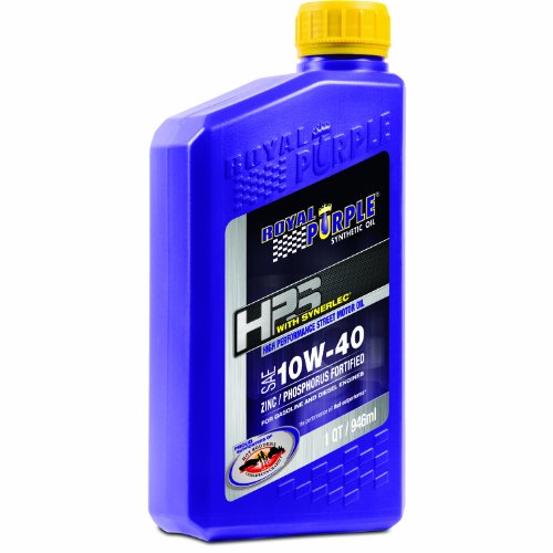 Image of Royal Purple 32140 HPS 10W-40 High Performance Street Synthetic Motor Oil with Synerlec - 1 qt. (Case of 12)