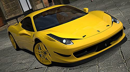 Image of WISDOM Solid Matte Yellow Wrap Vinyl Car & Bike Wrap Sheet Vinyl Car Wrap Sheet Roll Film Sticker Decal Sticker (24 inch x 360)