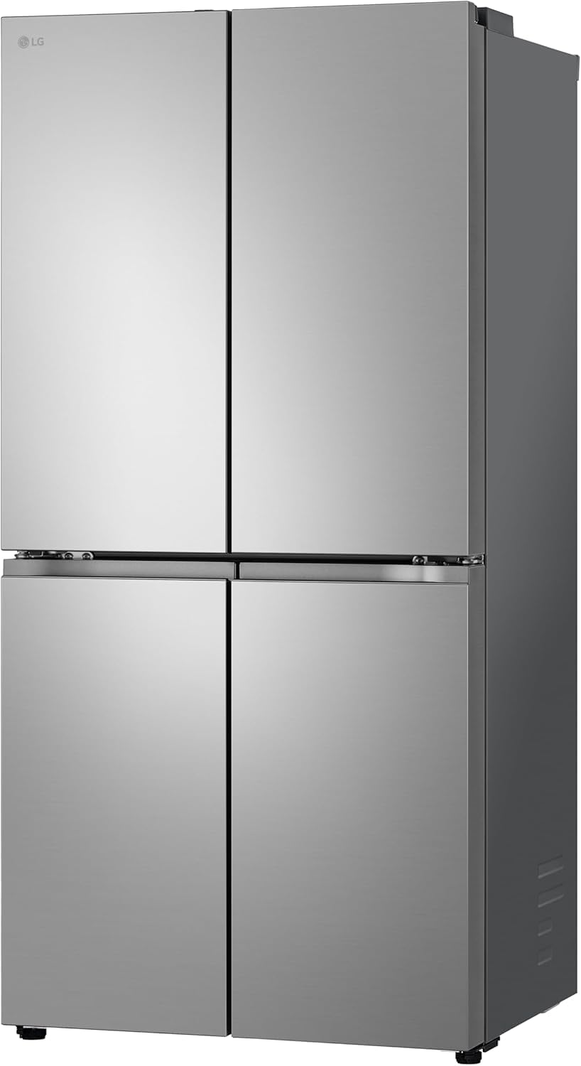 LG GMB860PYDE Frigorifero Multidoor Slim, Frigorifero 4 Porte Classe E, 530L, Wi-Fi, Linear Cooling, Smart Diagnosis, Compressore Smart Inverter, Total No Frost, Design porte piatte, Prime Silver
