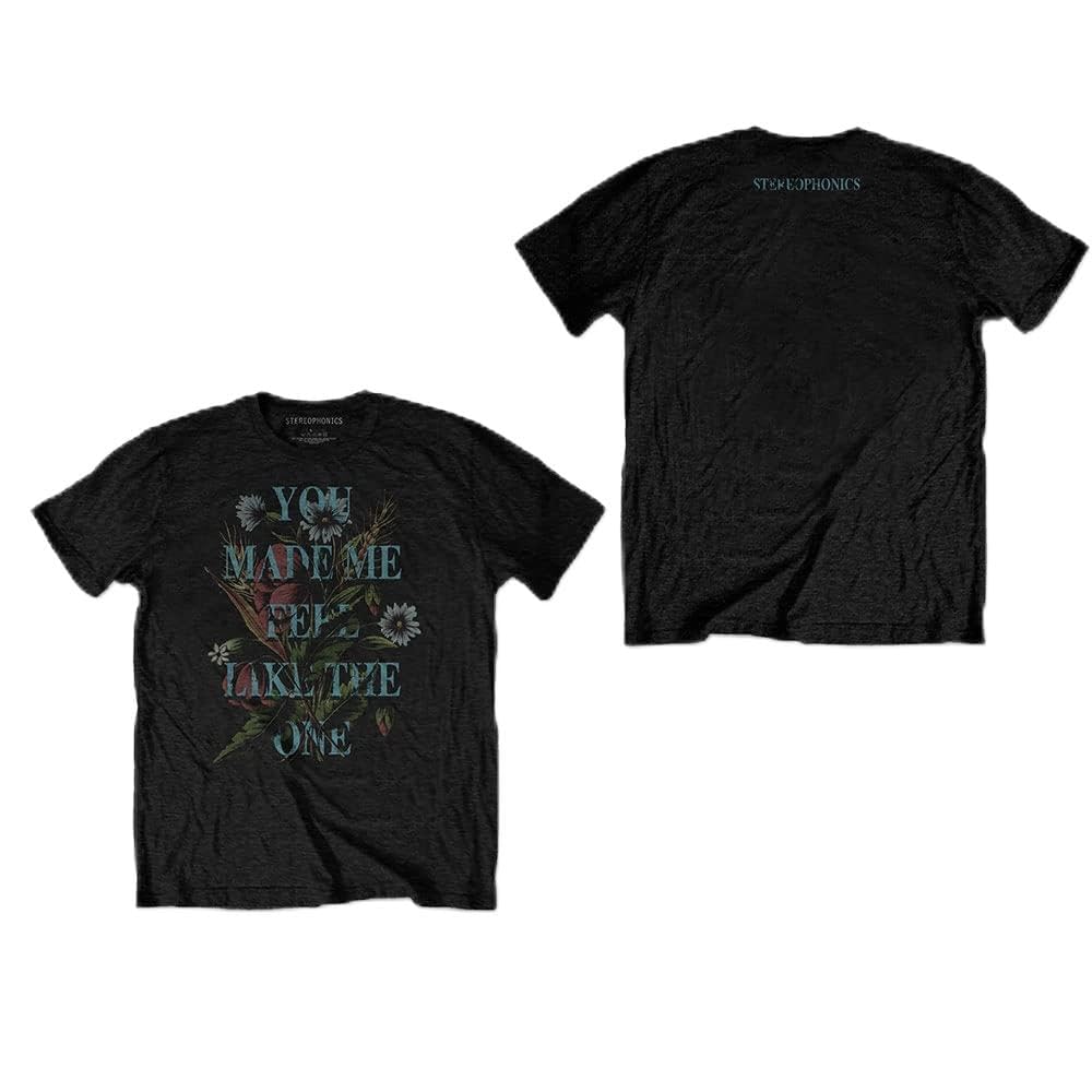 Stereophonics Make Me Feel… Official Tee T-Shirt Mens Unisex (Large) Black