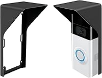 Vista 1 de Kit de soporte de cubierta de lluvia para timbre de puerta compatible con timbres de video 2/3/3Plus/4, soporte de placa de montaje para timbre