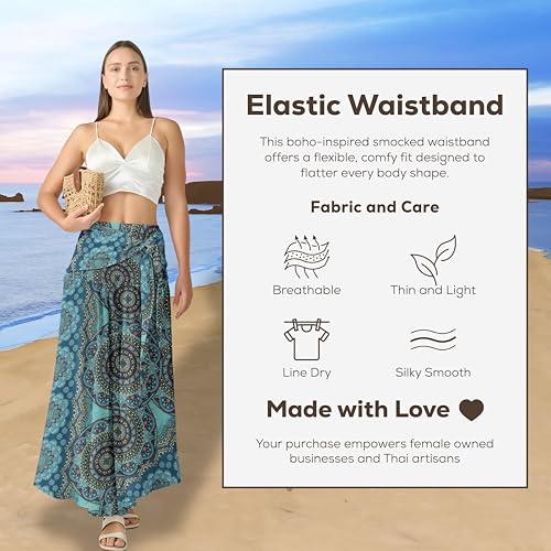 Image of Joob Joob Long Boho Skirts for Women - Bohemian Hippie Maxi Summer Skirt