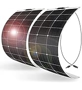 Amazon | DOKIO ソーラーパネル 200W フレキシブル100w*2枚 MC4