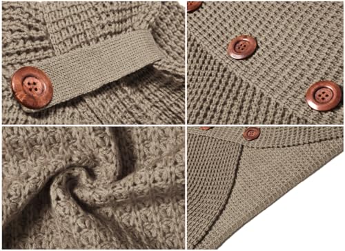 GRECERELLE Chunky Knit Cowl Neck Sweaters for Women Fall Winter Sweater - image 4