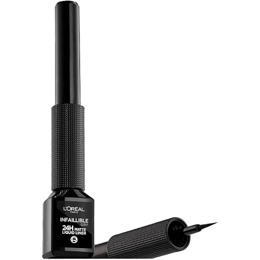 LOreal Paris Grip 24H Matte Liner - Black 01 - 7ml