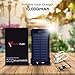 Portable Solar Charger - Solar Powerbank – Portable 10,000mah Charger - Best Waterproof Solar Charger for Phones, USB Devices, Tablets & MP3 Players - for Indoor & Outdoor Use - with Compass