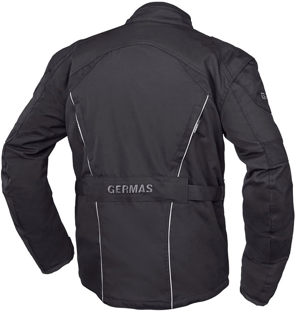 GMS Twister Giacca tessile moto, nero, L