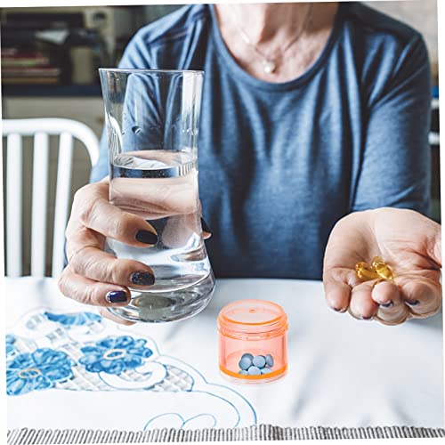 DECHOUS Stapelbarer Medikamentenbehälter Aus Wochenbehälter Mit Mehreren Fächern Für Reisen Und Tägliche Medikamenteneinnahme