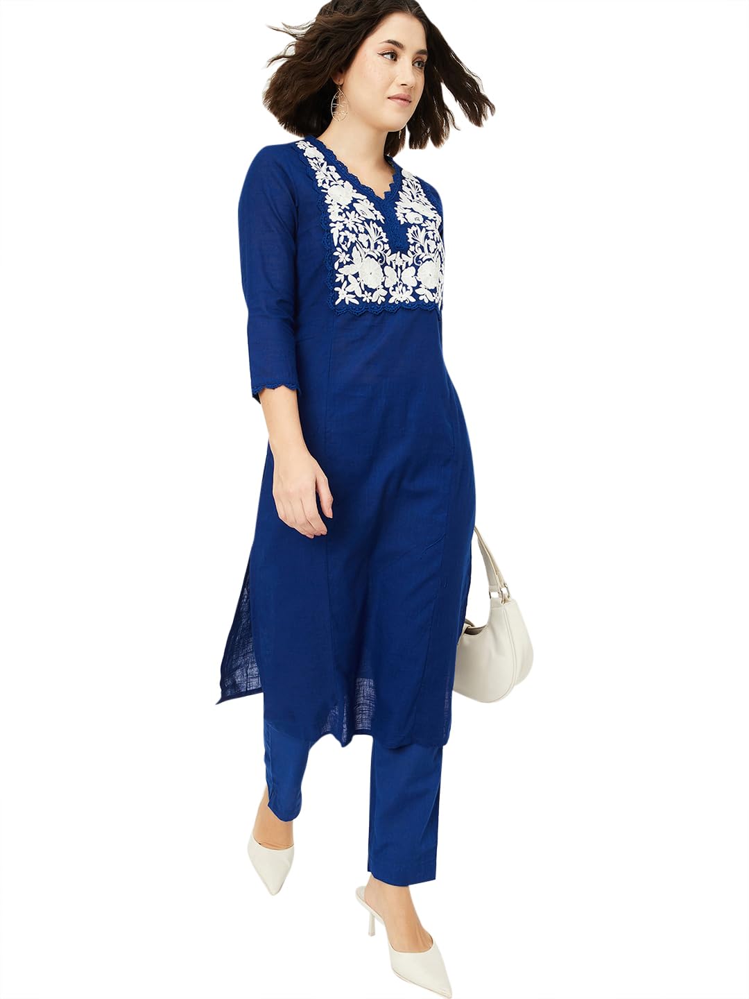 max Women's Cotton Blend Kurta Set-picture-23