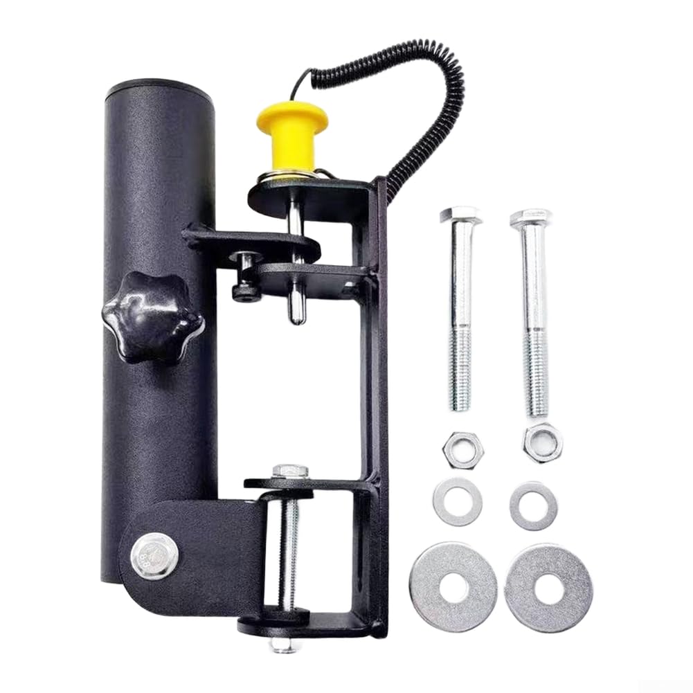 Soporte giratorio para barra de sentadillas, soporte de almacenamiento multifunción para barra en T, accesorio de gimnasio de acero resistente para entrenamiento de cuerpo completo