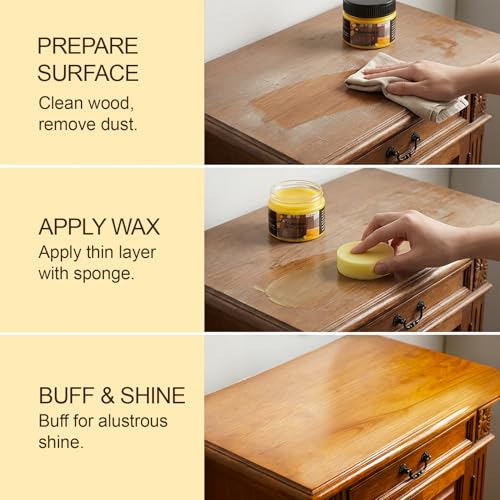Image of CARGEN Beeswax Furniture Polish - Beeswax Wood Polish, 5 Pcs