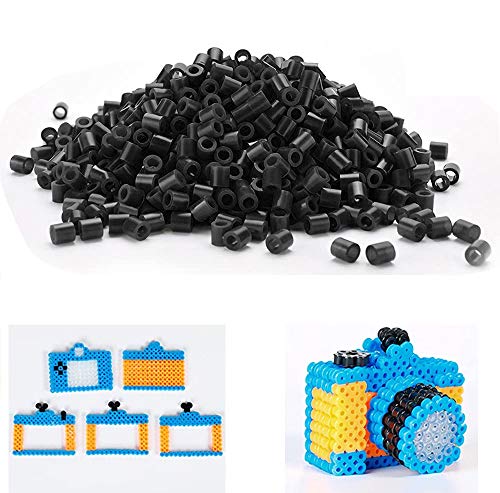 アイロンビーズ パーラービーズ アイロンビーズ 単色 パーラービーズ 子供 Diy用 ハンドメイド おもちゃ 手芸用品 クラフト用品 Diy 手作り素材 5mm 1000粒入り ブラック その他 の通販情報 No ユアガイド