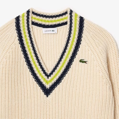 Image of Lacoste Women's V-Neck Pullover Sweater