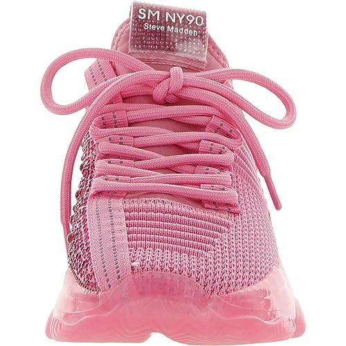 Steve Madden Women's Maxima Sneaker, Hot Pink, 7.5