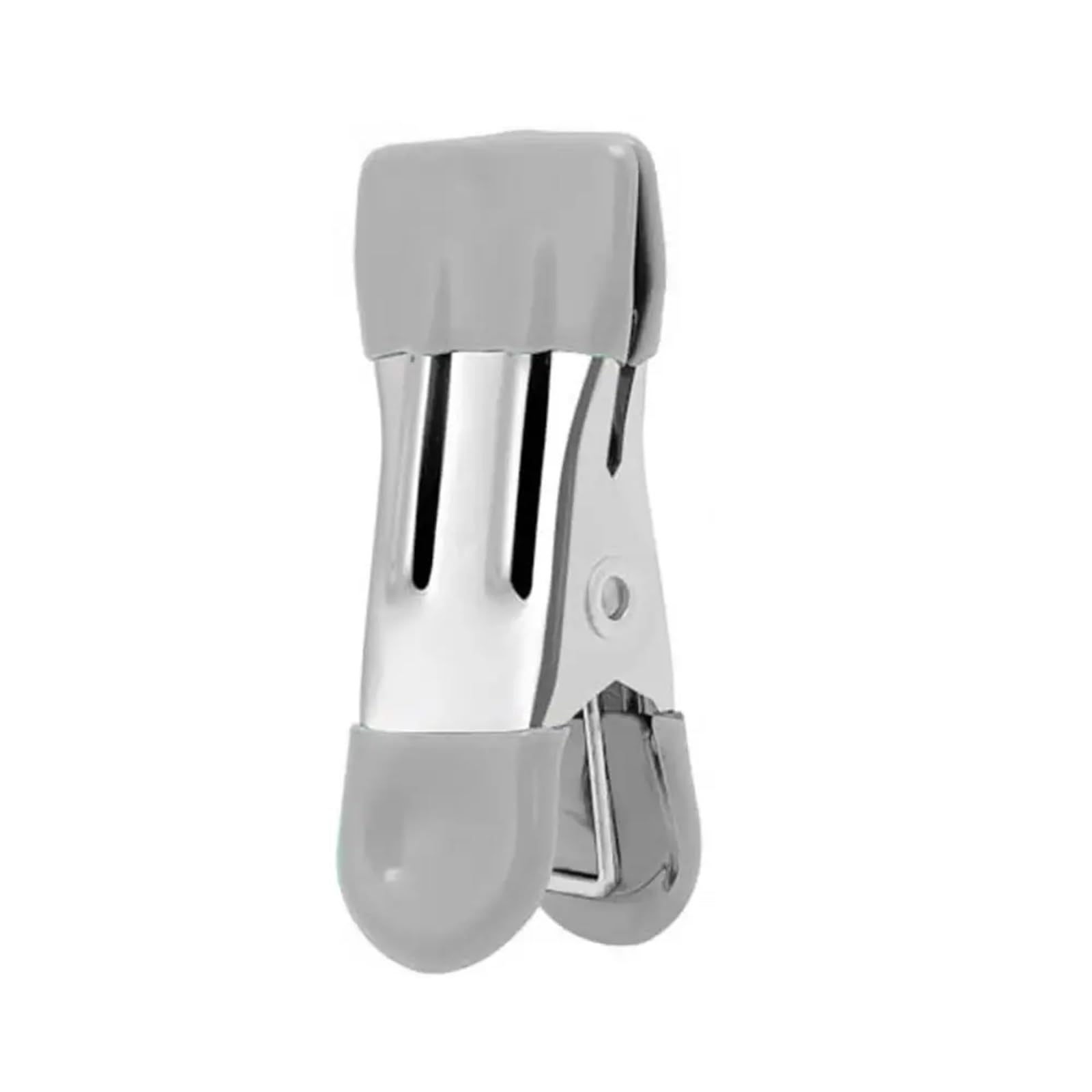 50Pcs Traceless Clips Heavy Duty Pants Clip For Photo Drying Clothesline Laundry Sock Stainless Steel Clothes Peg(Grey)