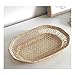 Cestini per la Spesa Rattan mano Basket Snack Box pane cestino di frutta della famiglia di immagazzinaggio Organizzatore Basket Woven Basket Hollow Drenaggio Basket Shopping Bag ( Dimensione : L )