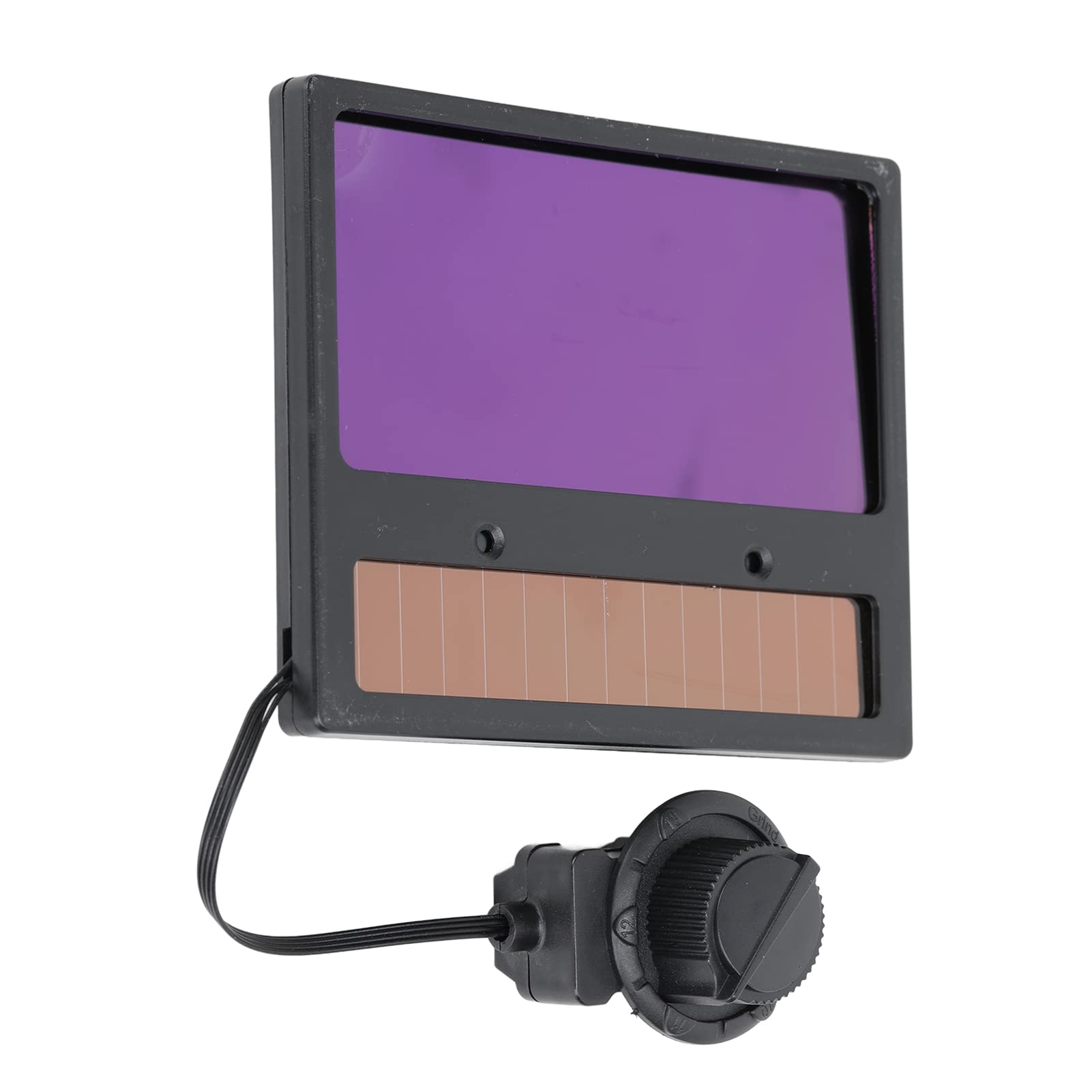 Lente de soldadura de oscurecimiento automático, lente de repuesto para casco de soldadura de sensibilidad ajustable, lente de soldadura de visión grande de 100 x 50 mm