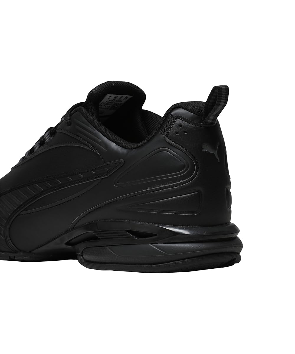 PUMA Magnetic SL (31243303) męskie sneakersy czarne, sznurowane, wygodne, ze sztucznej skóry, do uprawiania sportu, na co dzień, klasyczne, minimalistyczne