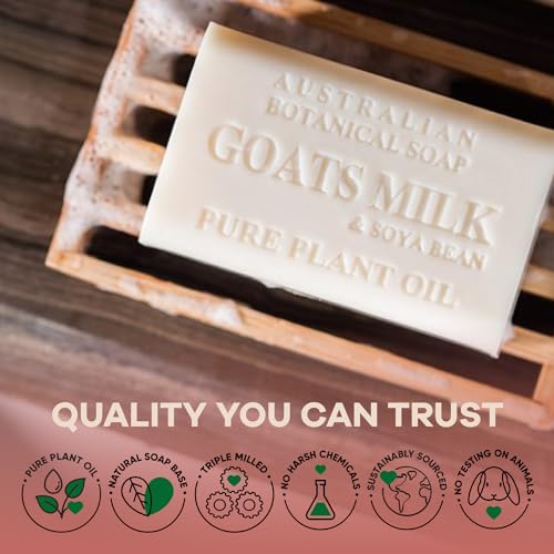 Australian Botanical Soap ABS0401-BX8 7 Oz, Pack Of 8 Goat Milk Soap Bars With Soya Bean Oil, Organic Shea Butter thumb #7
