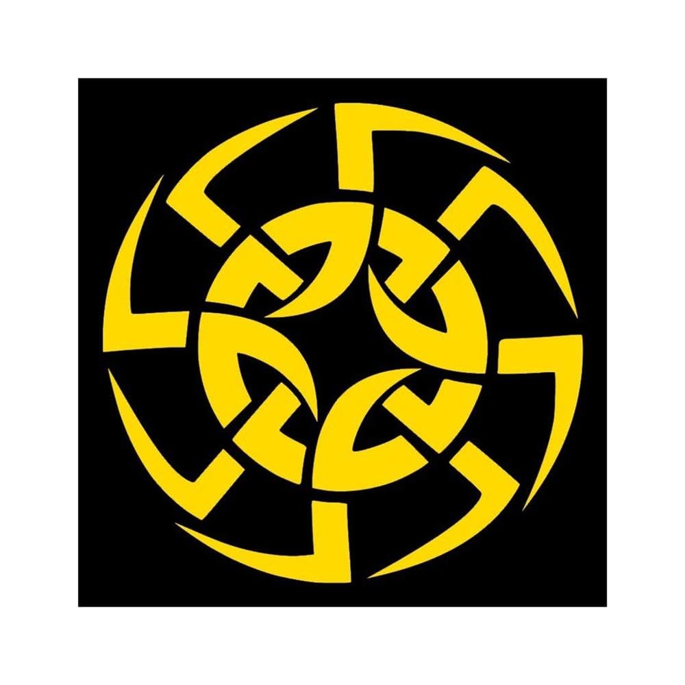 Car Sticker Vinyl Decal Car Auto Stickers for Car Bumper Window Car Decorations(Yellow,15x15cm)