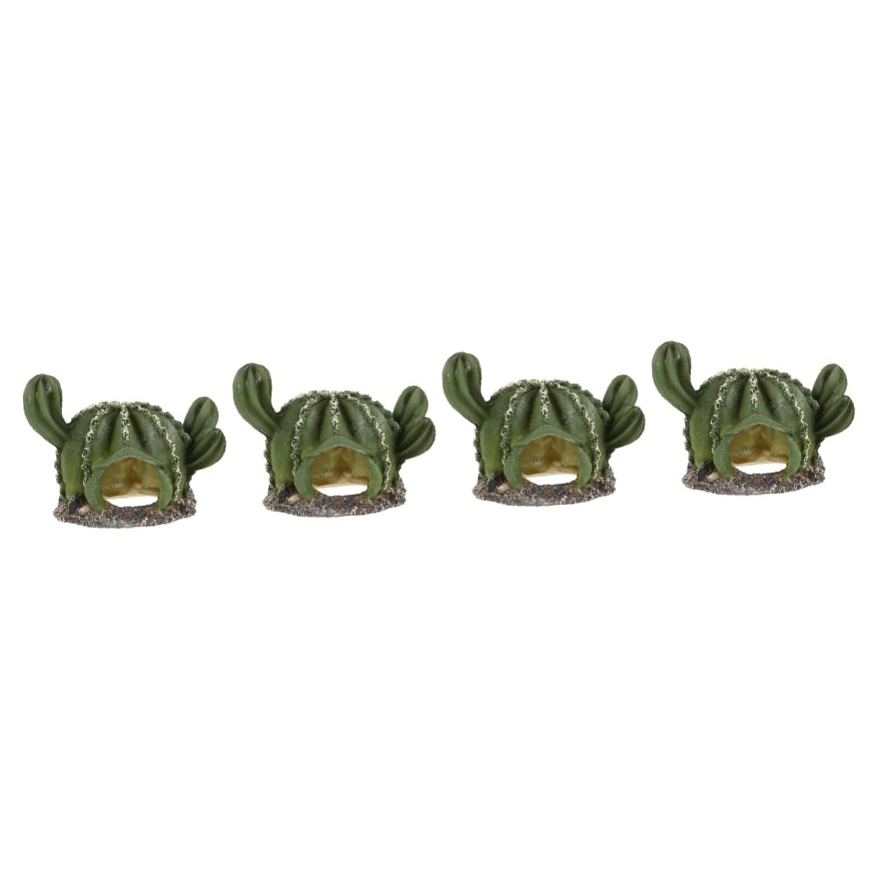 BESPORTBLE 4 Pièces Aménagement paysager d'une Grotte pour Animaux d'escalade cabane d'habitat d'aquarium cachette de Serpent Abri pour Reptiles Caverne pour Reptiles Maison cachée de Tortue