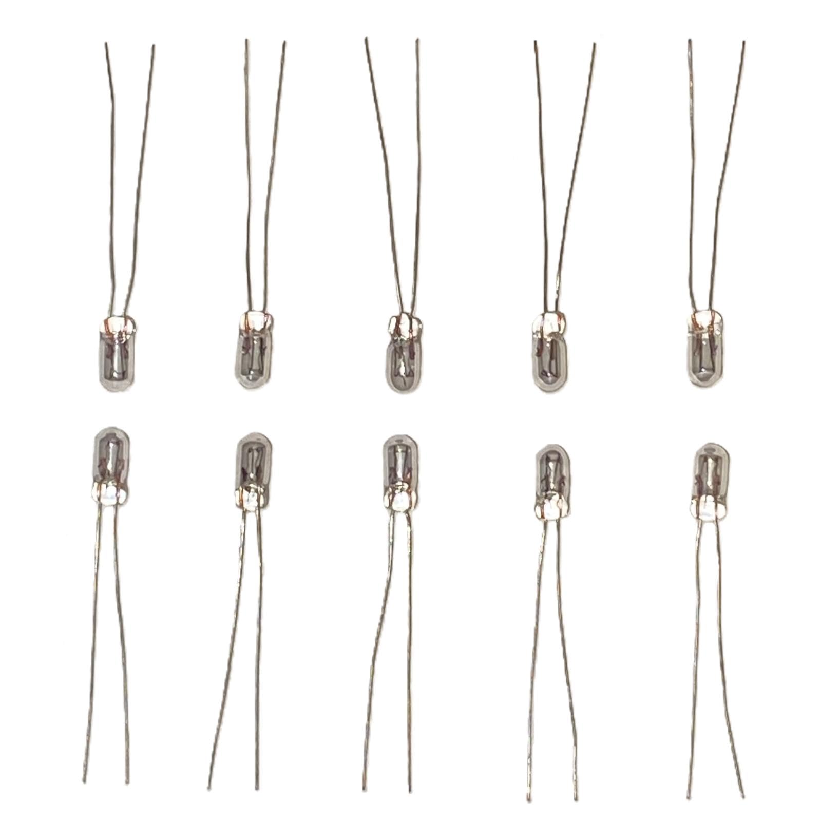 SSC Slot Car Grain of Wheat Light Bulbs Compatible for Scalextric Slot Car Models, Porsche 962, Jaguar XR9 etc. Spares, Toy DIY Parts Accessories Set of 10