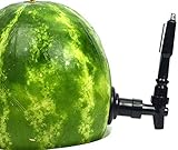 KeggerMelon Watermelon Keg Tapping Kit Spigot Instant Keg Silver Black with Bonus Drilling Tool Made by Mello