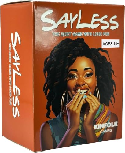 Kinfolk SayLess The Ultimate Family Game Night Party Starter - Taboo-Style Word Guessing Hood Charades Game for Unstoppable Laughs & Bonding Specifically Crafted for The Culture