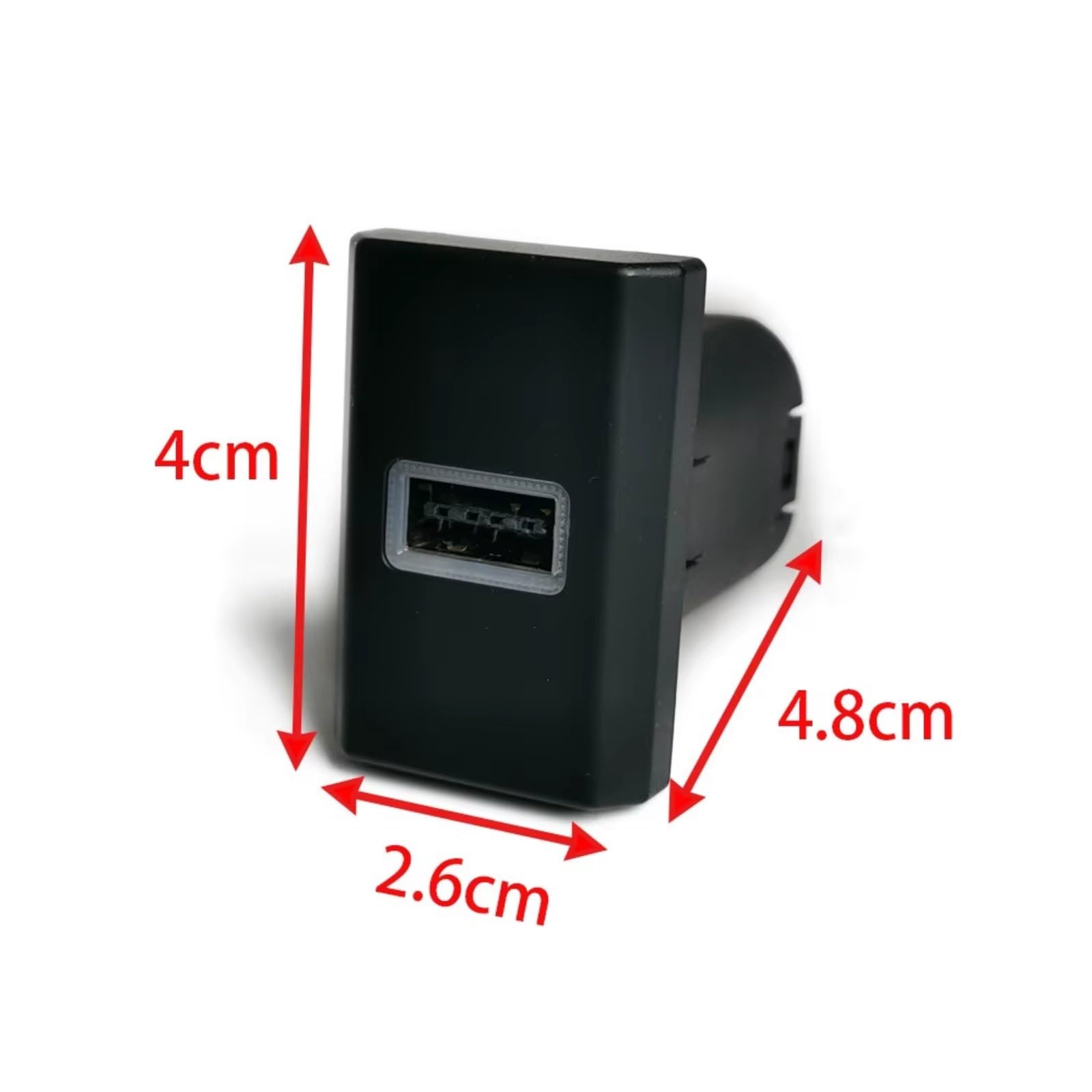 Compatible Con Ford Para Transit 2017-2020 1 Pc Dual QC3.0 USB Módulo Adaptador Enchufe Carga Rápida 12V 24V Impermeable Alta Velocidad Interfaz USB AUX Automóvil
