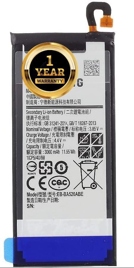 Image of Original BA520ABE Battery Compatible with Samsung A5 2017 A520 [3000mAh]